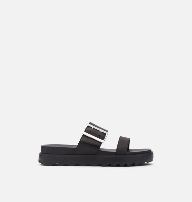 Sorel Roaming™ Buckle - Womens Slides Black - 187206RGJ